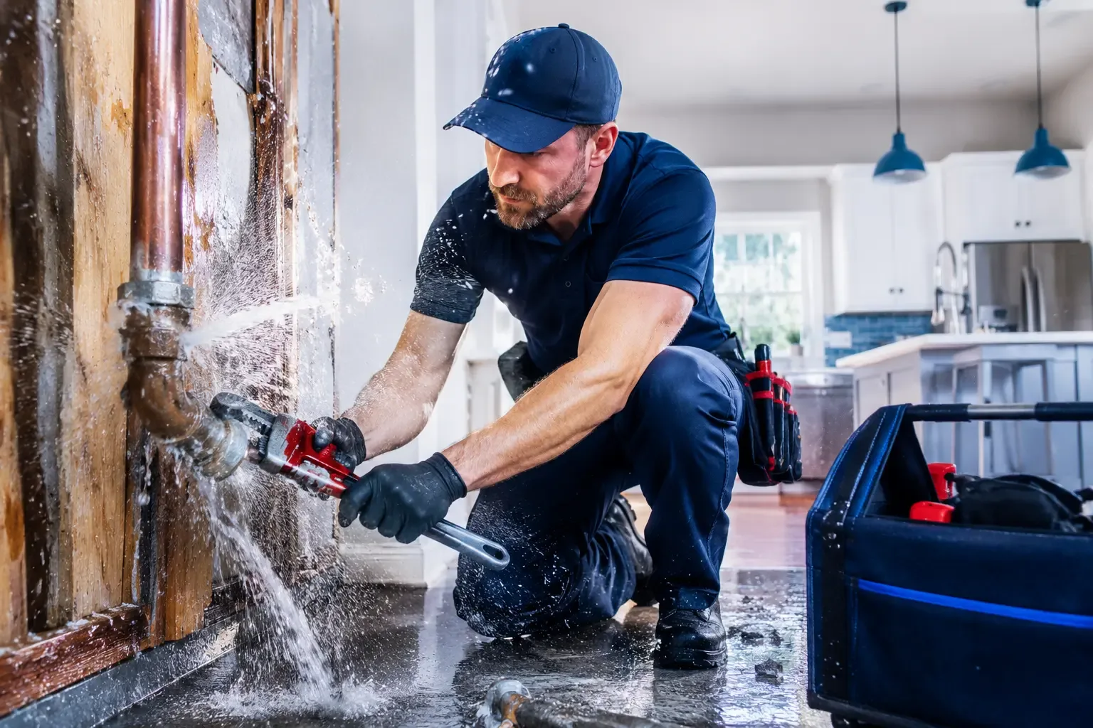 Local emergency pipe repair professionals in Grantville, KS